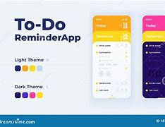 Image result for Reminder App Design Template