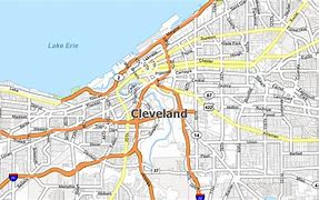 Image result for Cleveland Ohio Road Map