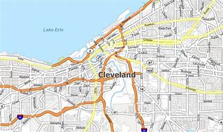 Image result for Map of Greater Cleveland