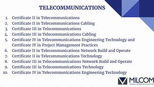 Image result for Telecommunications Technician Certification