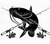 Image result for Catfish with a Fishing Pole Clip Art