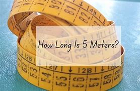 Image result for How Far Is a Meter
