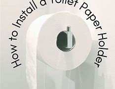 Image result for Install Toilet Paper Holder