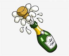 Image result for Champagne Bottle Bubbles Cartoon