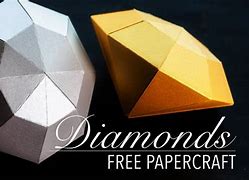 Image result for Papercraft Diamond
