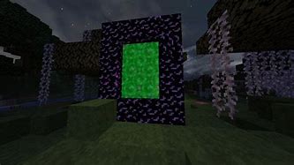 Image result for Green Nether Portal Texture