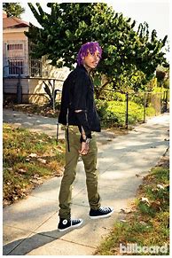 Image result for Wiz Khalifa Purple Hair