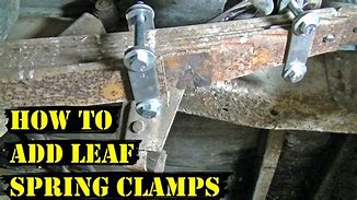 Image result for Leaf Spring Retainer Clamps