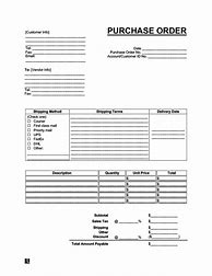Image result for Purchase Order Draft Template