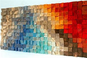Image result for Abstract Wood Wall Art
