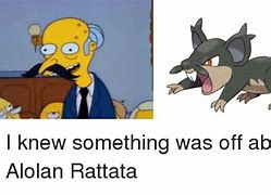 Image result for Pokemon Alolan Rattata Memes