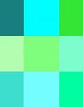 Image result for Cyan Color Sample