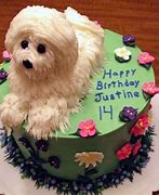 Image result for Dog Birthday Cake Design