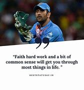 Image result for Dhoni Quotes