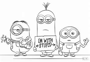 Image result for Funny Minion Coloring Pages