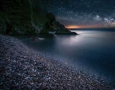 Image result for Rock Night Time Ocean