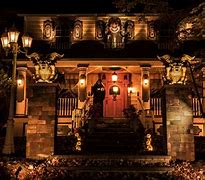 Image result for Halloween Decorated Homes