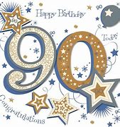 Image result for Happy 90th Birthday Card