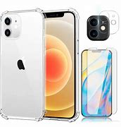 Image result for Red iPhone 12 Mini with Clear Case