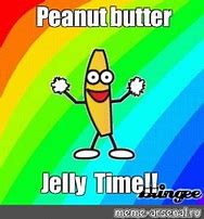 Image result for Peanut Butter Jelly Time Banana Meme