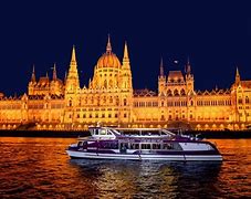 Image result for Budapest Night Time River Cruise