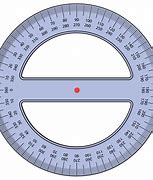 Image result for Protractor Scale From One Side