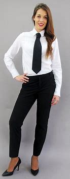 Image result for White Shirt Black Dress
