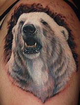 Image result for Realism Bear Tattoo