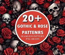 Image result for Gothic Rose Pattern