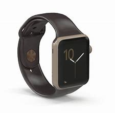 Image result for Apple Watch Gold Aluminum Case Cocoa SportBand