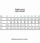 Image result for Ralph Lauren XXL Size Chart