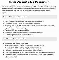 Image result for Retail Sales Associate Job Description