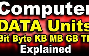 Image result for Bit/Byte KB MB/GB TB Multiply with 2