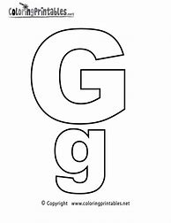 Image result for Alphabet Letter G Coloring Pages