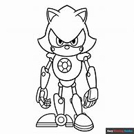 Image result for Metal Sonic Coloring Pia