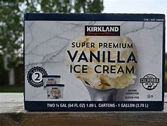 Image result for Costco Vanilla Ice Cream Tub