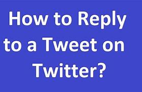 Image result for Twitter Reply