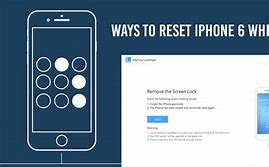 Image result for Factory Reset iPhone 6 without Passcode