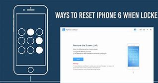 Image result for Factory Reset iPhone without Passcode