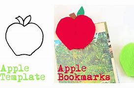 Image result for Apple Bookmark Preschool Craft