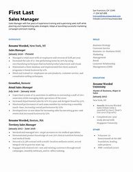 Image result for Sales Manager CV Template Word Free