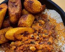 Image result for Gari and Beans Ghana