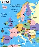 Image result for Europe Land Map