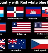 Image result for Countries with Blue White and Red Stripes Flag