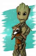 Image result for Baby Groot Makes a Picture