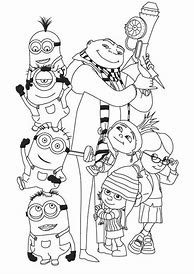 Image result for Minion Color Page