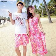Image result for Couples Matching Beach Wear