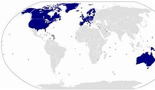 Image result for Western World Countries Map