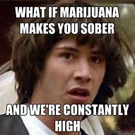 Image result for Keanu Marijuana Meme