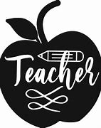 Image result for Teacher Apple with Name PNG